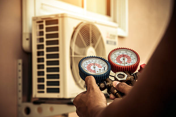 Professional Hvac technician working in Milroy, PA